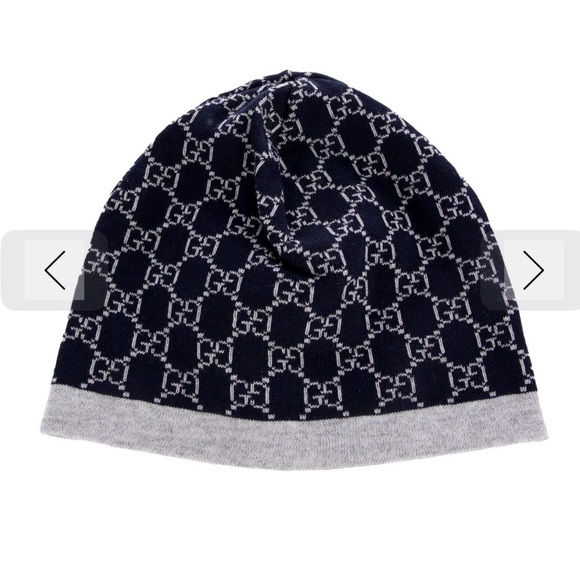 Gucci Blue and Gray Beanie - Picture 2 of 5